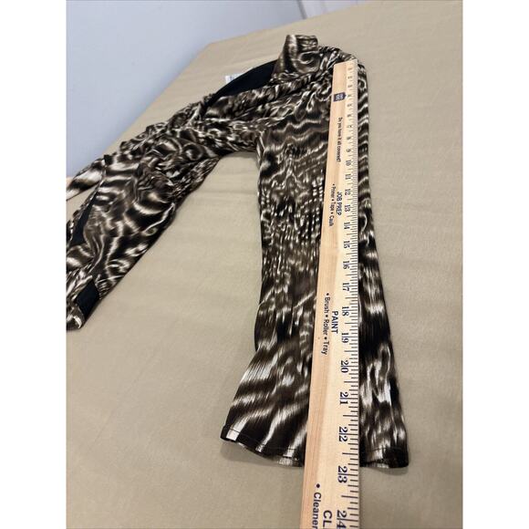 CH Chancelle Women Blouse Size 14 Collared V Neck Long Sleeve Open Front Button - Picture 10 of 10